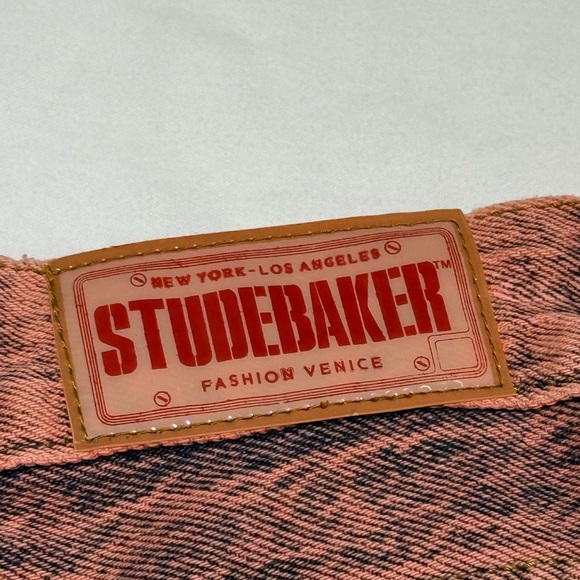 Denim acid washed Pink Skirt - Picture 4 of 8